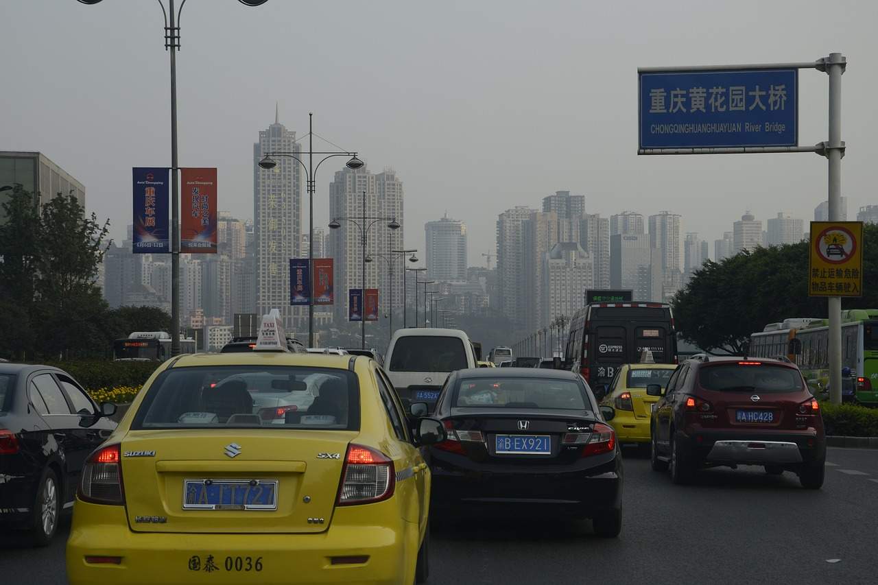 Stau in China